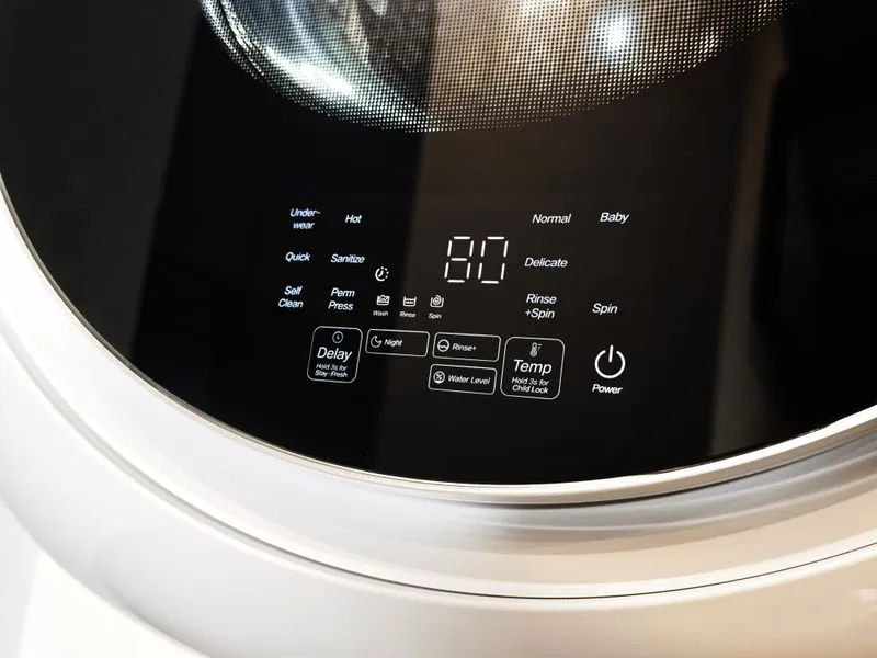 Mini washing machine control panel 1