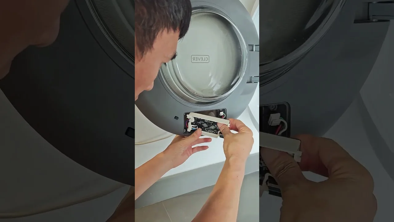 HYAPPL wall-mounted washing machine control panel replacement guide